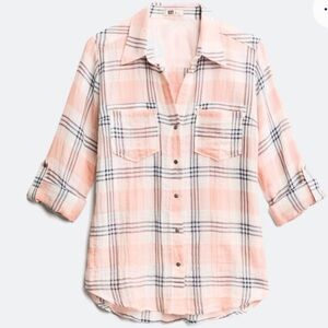 Florence Relaxed Button Down Top